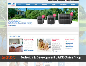 Redesign-Development-US-German-Online-Shop